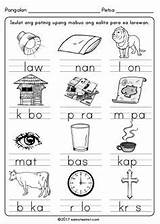 Kindergarten Filipino Samot Samut Tagalog Printable Nursery Kids Abakada Elementary Patinig Vowel Handwriting Titik Pantig Alpabetong Marungko Comprehension Katinig Sounds sketch template