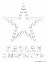 Cowboys Dallas Coloring Logo Pages Football Print Printable Nfl Color Kids Star Sport Drawing Cowboy Stencils Team Crafts Sheet Printables sketch template