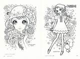 Nurie Takahashi Shoujyo Ohimesama Macoto Sekai Makoto sketch template