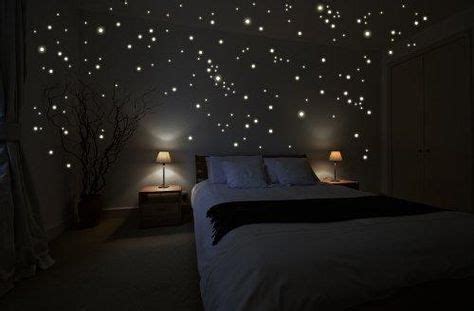 wandtattoo kinderzimmer sternenhimmel leuchtpunkte schlafzimmer diy