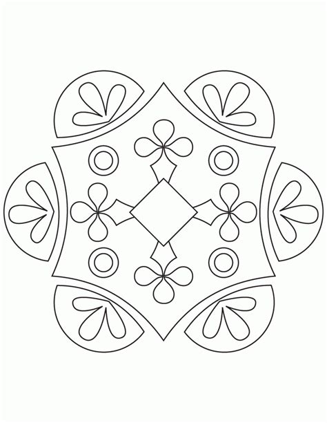 rangoli coloring pages coloring home