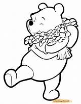 Pooh Coloring Winnie Pages Printable Disney Hugging Disneyclips Flowers Books Easy Princess sketch template