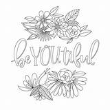 Coloring Pages Motivational Printable Quotes Color Adult Book Sold Etsy Sheets sketch template