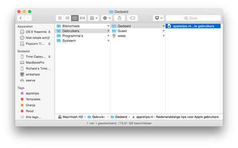 hoe bestanden delen tussen mac gebruikers appletips