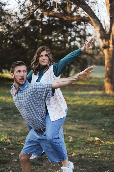 this couple s ‘awkward engagement photos are everything funny