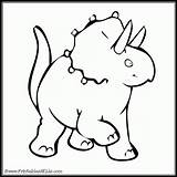 Triceratops Dinosaurier Dltk Coloringhome Clipartmag sketch template