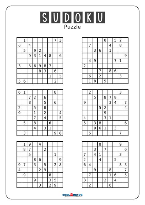 printable sudoku   page printable templates