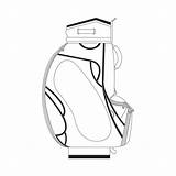 Golf Bag Drawing Clipartmag sketch template