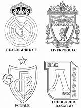 Atletico Uefa Kleurplaat Ligue Stemma Disegni Liverpool Coloriages Ludogorets Kleurplaten Embleem Juventus Sketch sketch template