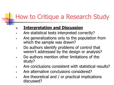 critiquing research articles powerpoint