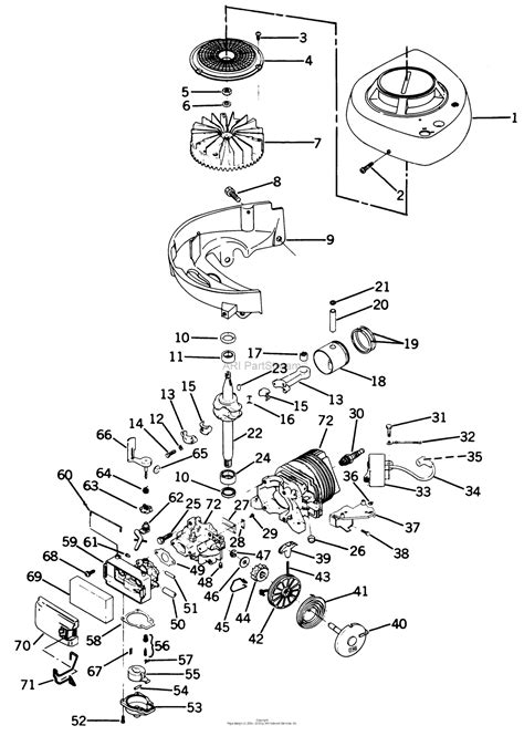 lawn boy  lawnmower  sn   parts diagram  engine group