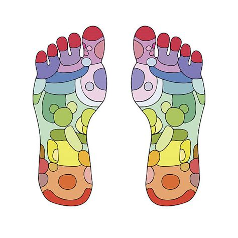 foot massage illustrations royalty free vector graphics and clip art