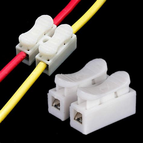 pcs  locking electrical cable connectors quick splice lock wire terminals ebay