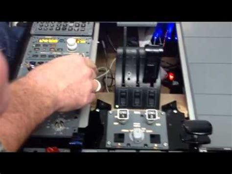 saitek throttle mod  airbus simulation youtube