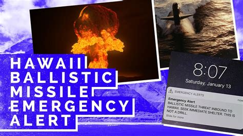 hawaii ballistic nuclear missile false alarm or real threat youtube
