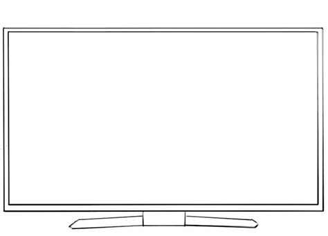 tv coloring page coloringpagezcom
