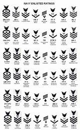 Enlisted Uniform Ranks Insignia Enlistment Sailors Mermaids sketch template