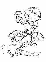 Bob Builder Coloring Fun Kids Votes sketch template
