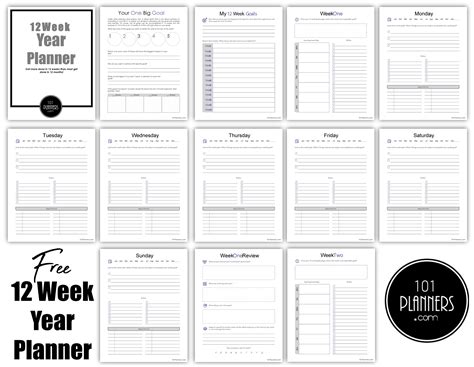 printable  week year templates  printable templates