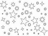 Coloring Pages Sky Star Starry Printable Kids Colouring Designlooter Template School Outline 23kb 177px Shape sketch template