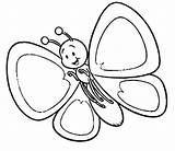 Butterfly Clipart Cute Printable Coloring Pages Library sketch template