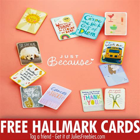 hallmark   cards today  julies freebies