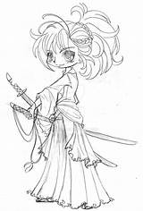 Yampuff Musashi Miyamoto Commission sketch template