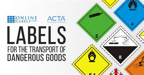 labeling regulations  chemical transportation
