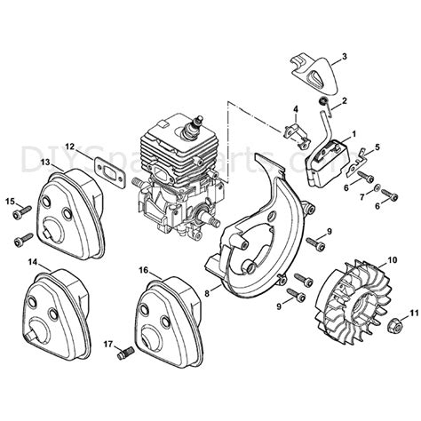 stihl bg  blower bgz parts diagram ignition system