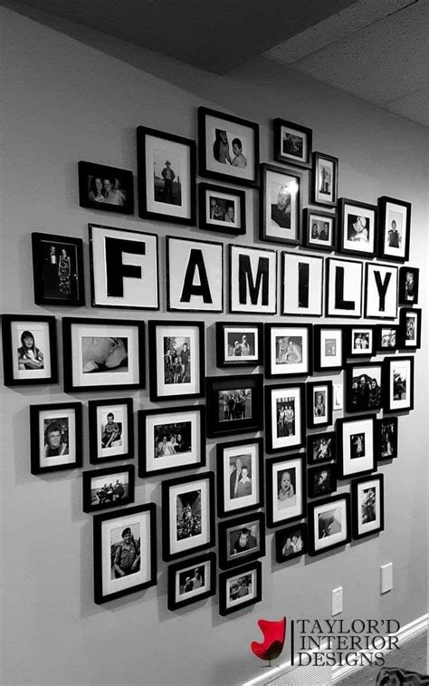 family wall family gallery wall family photo wall family pictures  wall