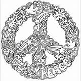 Peace Embroidery sketch template