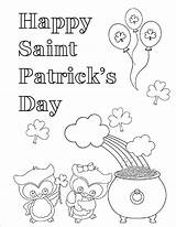 Coloring St Patrick Pages Printable Patricks Saint Printables Kids Print Pdf Page4 Designs sketch template