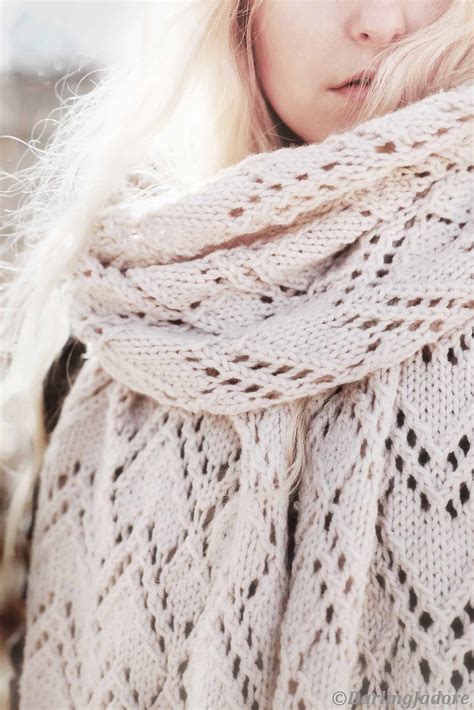 glacier scarf knitting pattern  darling jadore lace knit scarf pattern