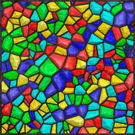 Stained Glass Colorful Stock Image Colourbox