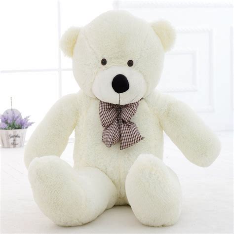 wowmax  white giant huge life size teddy bear cuddly stuffed plush