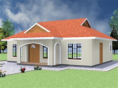 cost simple  bedroom house plans  kenya happy  home floor plans