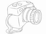 Camera Coloring Pages Kids Polaroid Necessities Printable Drawing Daily Clipart Color Colouring Print Getdrawings Getcolorings Library Popular sketch template
