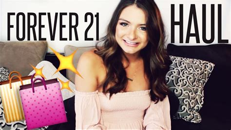 forever 21 try on haul and unboxing youtube