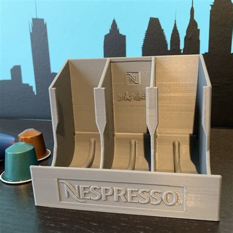 stl file nespresso capsule dispenser  printable design cults