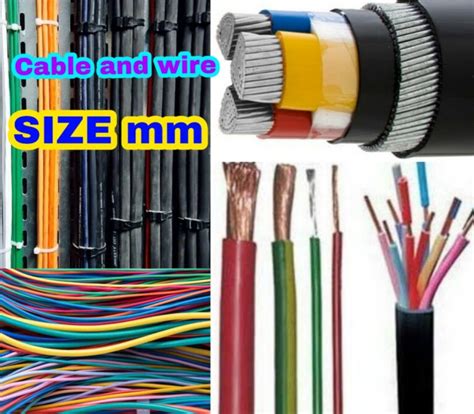 cable  wire size chart mm  size cable wire electric work centre