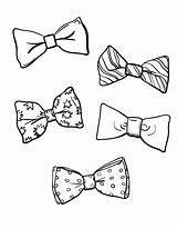 Bow Coloring Tie Pages Printable Hair Birthday Template Bows Drawing Pdf Printables Color Sheets Templates Getcolorings Print Choose Board Getdrawings sketch template