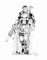Punisher Dunbar Max Marvel Superhero Choose Board Characters sketch template