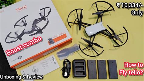dji tello affordable camera drone unboxing setup youtube