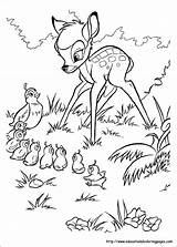 Bambi Coloring Pages Printable Print Disney Book Educationalcoloringpages Kids sketch template