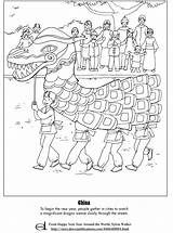 Asia Coloring Getcolorings Chinese Year Big sketch template