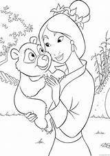 Coloring4free Mulan Coloring Pages Panda Related Posts sketch template