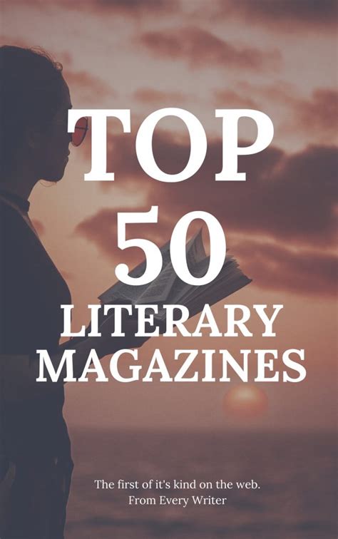 top  literary magazines  writer  writer