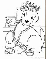 Golden Retriever Coloring Puppy Pages Drawing Getdrawings sketch template