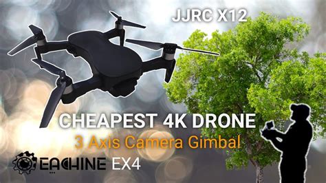 eachine  jjrc   fly faith cheapest  axis gimbal gps drone flight footage youtube