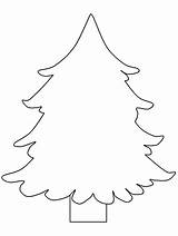 Christmas Tree Printable Template Clipart Coloring Blank Library Pages sketch template